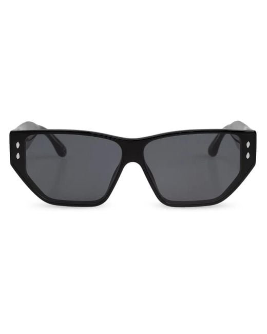 Isabel Marant ジオメトリックフレーム サングラス Black