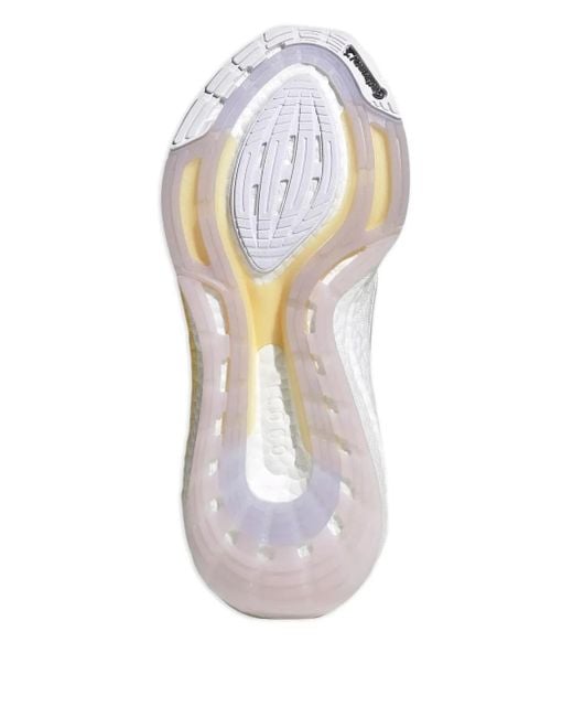 adidas Women's White Ultraboost 21 Orchid Tint Sneakers