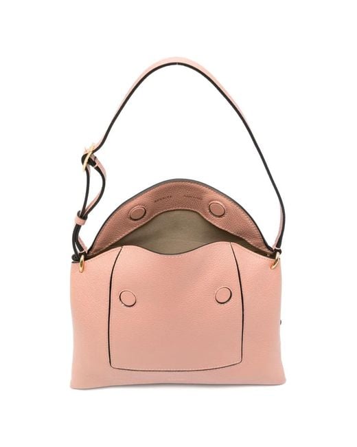 Wandler Pink Flap-Top Shoulder Bag