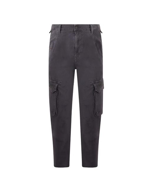 DIESEL Blue Jean Droit À Poches Cargo