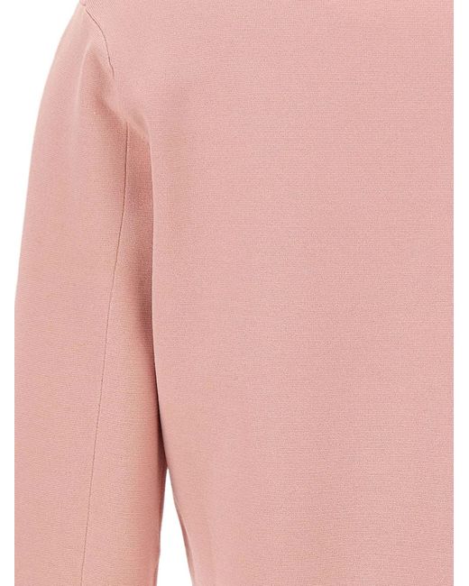 Kangra Pink Spencer Stitch-Effect Jacket