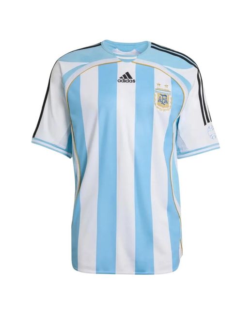 Adidas Blue Argentina Home Jersey T-Shirt 2006 for men