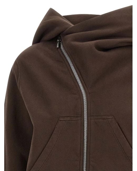 Rick Owens Mountain ハイネック パーカー Brown