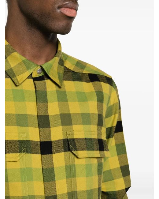 Rick Owens Green Casual Shirts for men