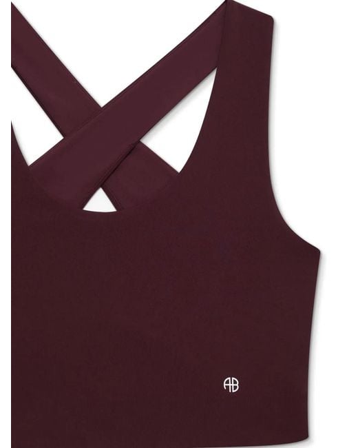 Anine Bing Purple Yuna Top