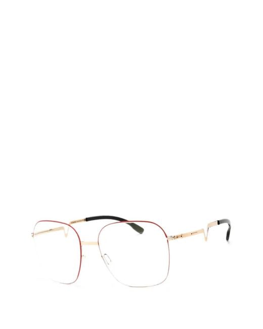 Ic! Berlin Natural Square-Frame Glasses
