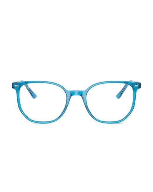 Ray-Ban Blue Eckige Elliot Brille