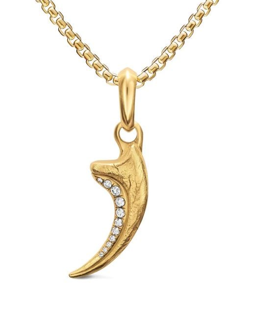 David Yurman Metallic Raptor Claw Amulet for men