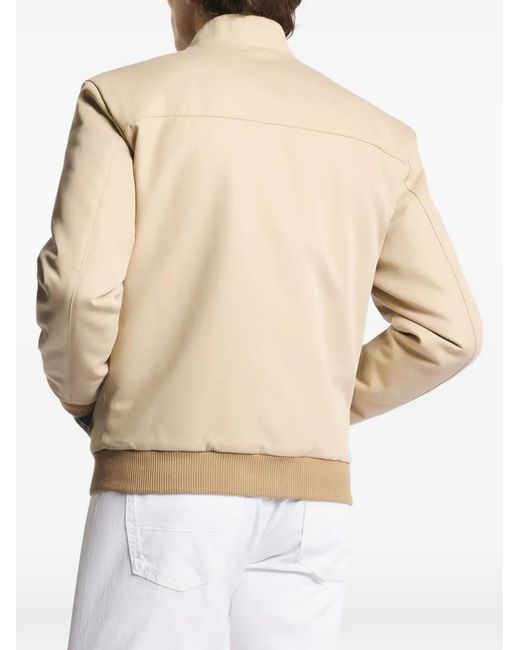 Logo-Patch Bomber Jacket Fay pour homme en coloris Natural
