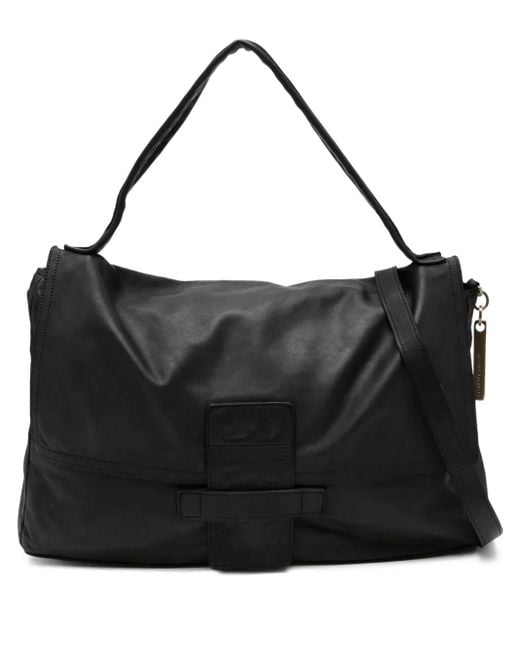 Caterina Lucchi Maria レザーショルダーバッグ Black