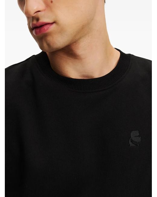 Karl Lagerfeld Black Kameo Sweatshirt for men