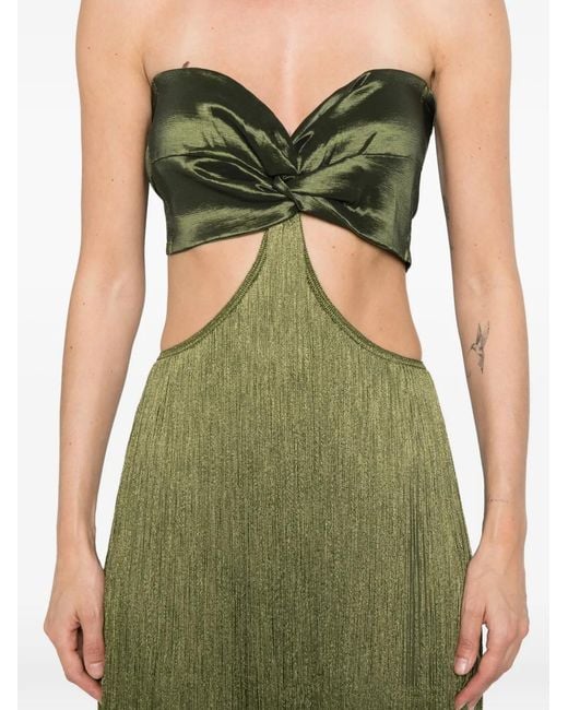Bless Green Bow-Detail Maxi Dress