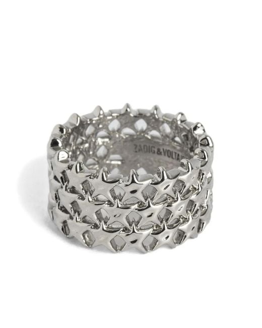 Zadig & Voltaire Black Rock Star Ring