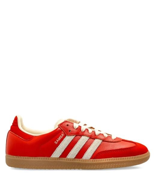 Adidas Red Baskets Originals Samba
