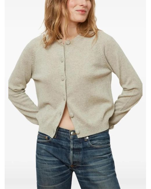 Alexandra Golovanoff Natural Mila Buttoned Cardigan
