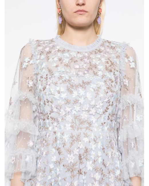 Needle & Thread Everett Bloom ドレス White