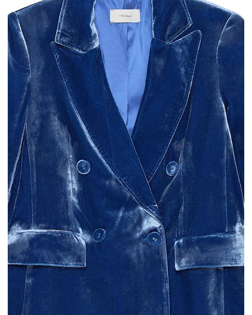 Maliparmi Blue Double-Breasted Blazer