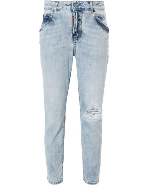 DSquared² Blue Cool Girl Slim-Fit Jeans