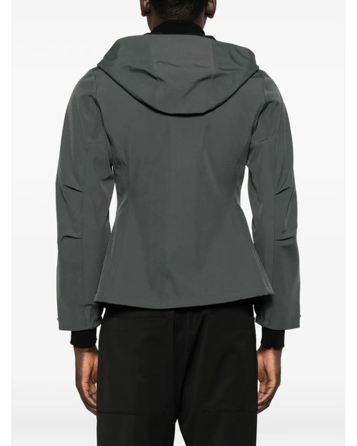 Rains Gray Suva Softshell Hooded Jacket