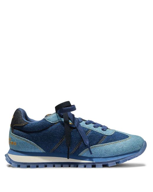 Marc Jacobs Blue The Denim Jogger Sneakers