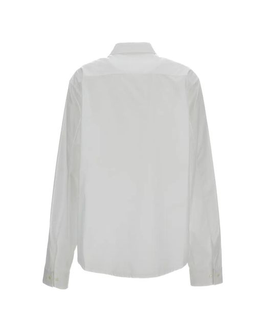 Rier White Button-Fastening Shirt for men