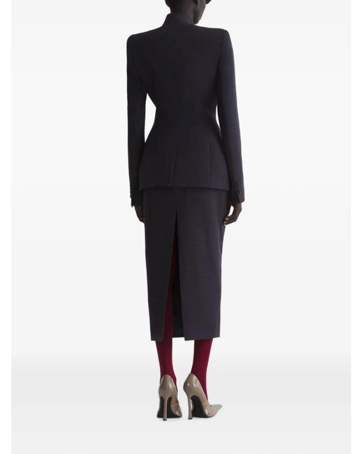 Mugler Black Pocket Fitted Jacket