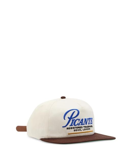 Picante White Record Crew Cap for men