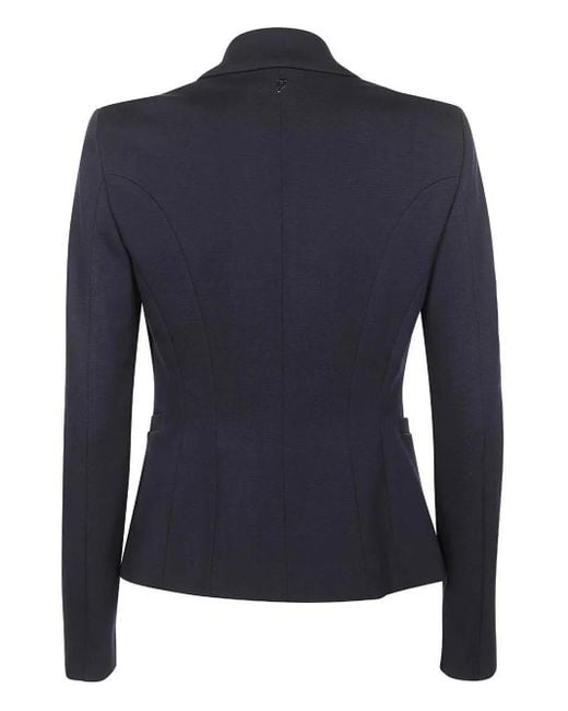 Dondup Blue Double-Breasted Blazer