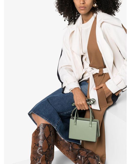 Loewe Small Postal Box Tote in Green Lyst Canada