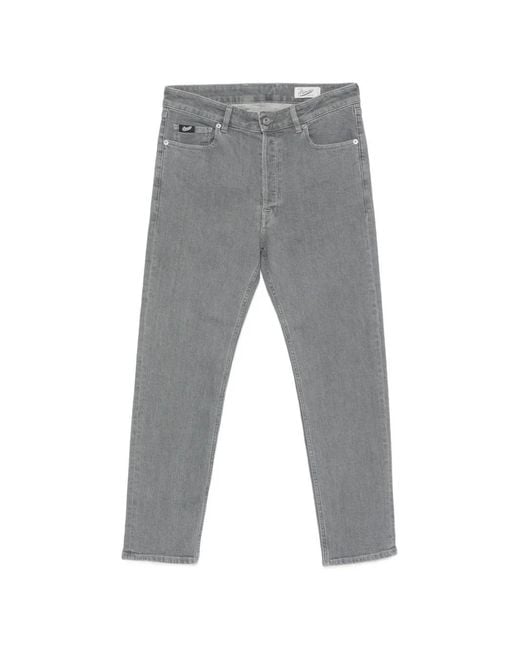 Pence Gray Five-Pocket Jeans for men