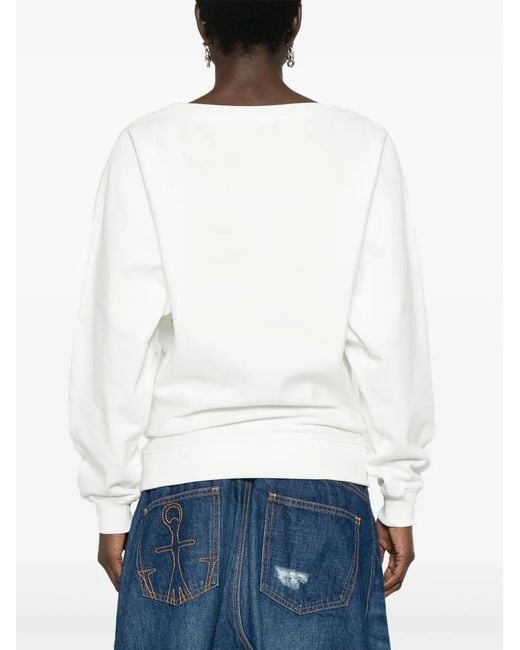 KENZO Pink Rose-Print Cotton Sweatshirt