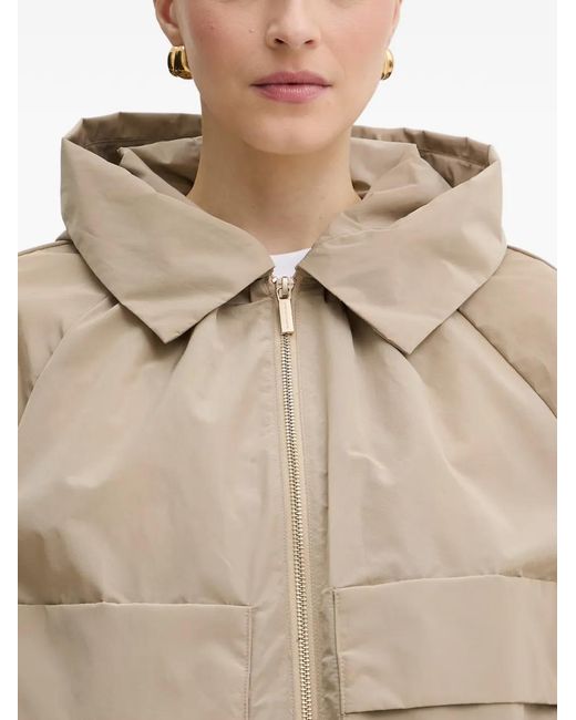 ARMANI EXCHANGE Natural Hooded Zip-Up Jacket