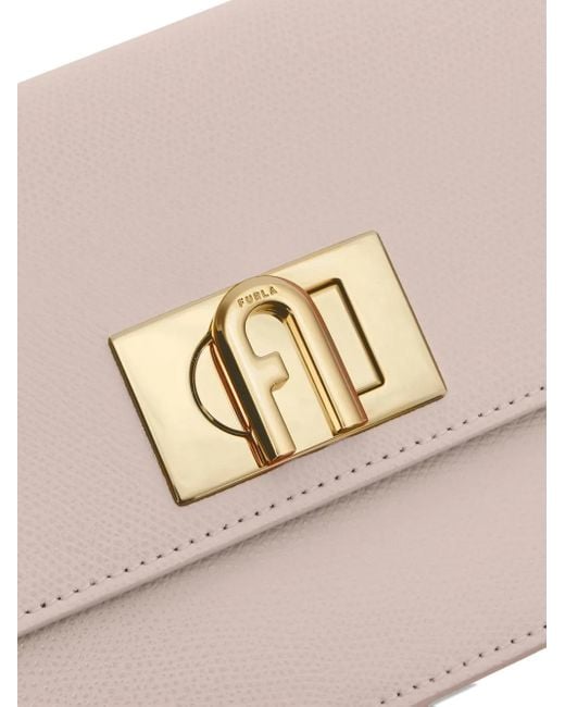 Furla Kleine Crossbodytas Met Kettinghengsel En Omslag in het Pink