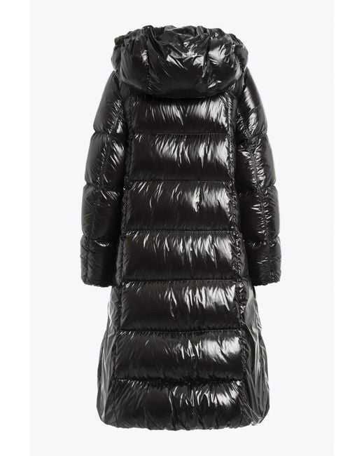 Parajumpers Black Logo-Patch Puffer Jacket