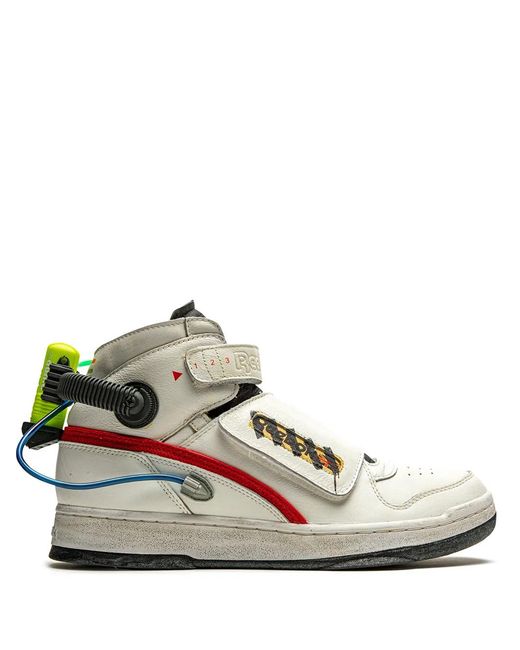 Reebok White X Ghostbusters Ghost Smasher Sneakers