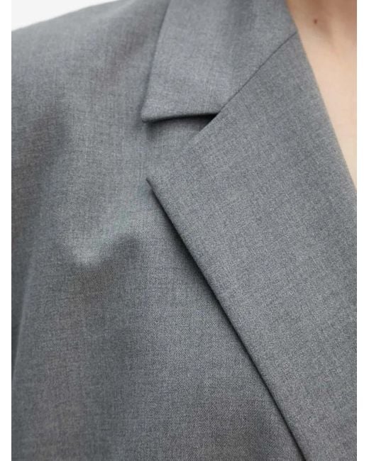 Day Birger et Mikkelsen Gray Single-Breasted Coat