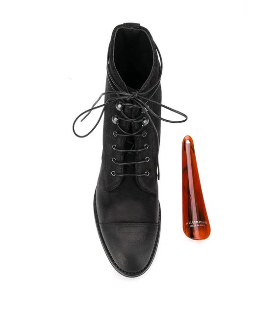 Scarosso Black Paolo Ankle Boots for men