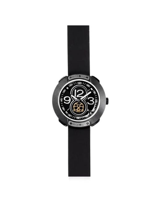 Hydrogen Black Vista 29Mm Skull Motif Watch
