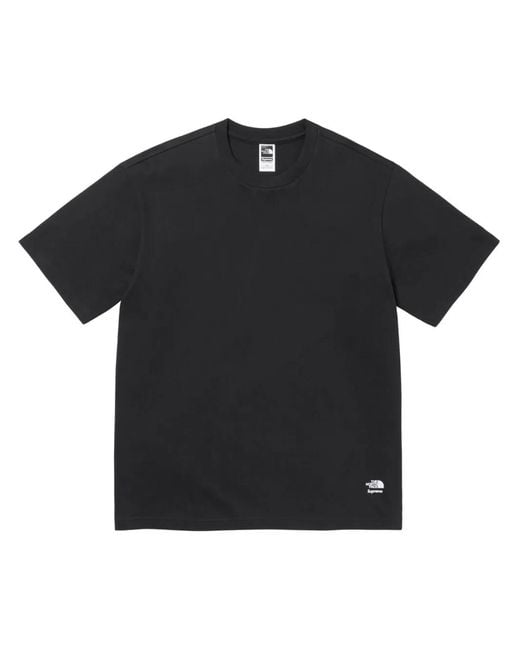 Supreme Black X The North Face T-Shirt for men