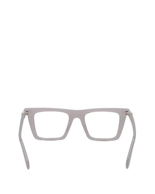 Off-White c/o Virgil Abloh White Square-Frame Optical Glasses