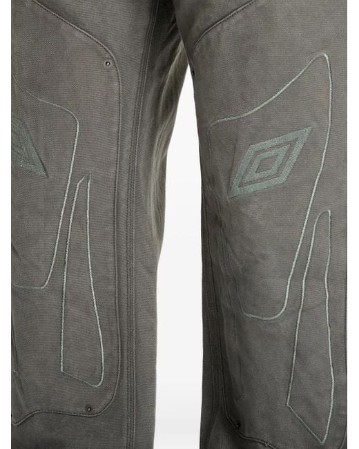 Umbro Gray Shinguard Cotton Trousers for men
