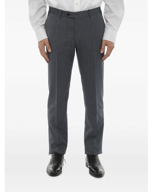 Corneliani Gray Academy Cerimonia Tailored Trousers for men