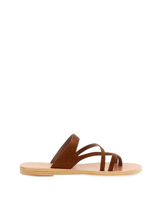 Ancient Greek Sandals Brown Strappy Sandals