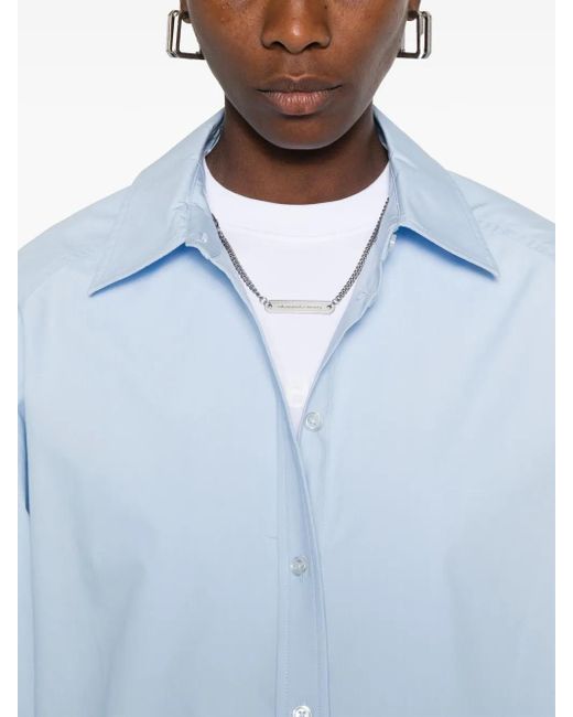 Alexander Wang Blue Klassisches Hemd