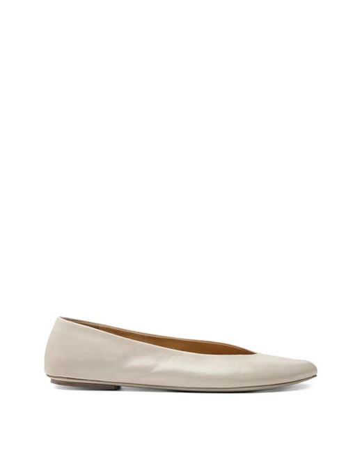 Marsèll White Frondina Ballet Flats