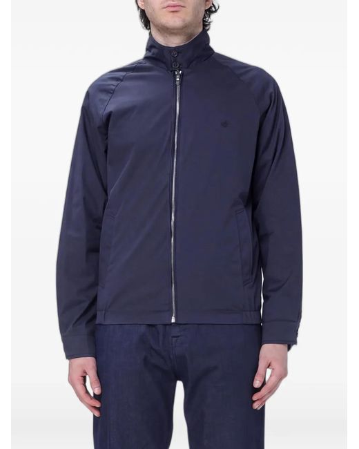 Brooksfield Blue Reversible Check-Pattern Jacket for men