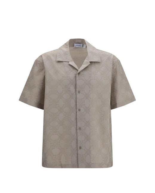 Off-White c/o Virgil Abloh Gray Arrow-Monogram Shirt for men