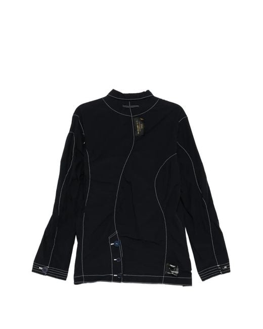 Undercover Black Contrast-Stitch Jacket for men