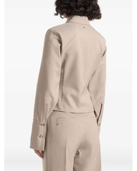 Manière De Voir Sonia Angled シャツ Natural