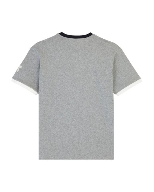 Vilebrequin T-shirt Met Grafische Print in het Gray voor heren
